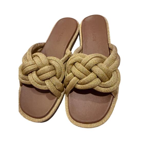 Rothy's The Summer Sandal in Golden Sun Damaged Sz. 8 - Picture 3 of 9